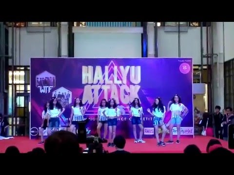 160221 Little Glitter - Party + Lion Heart (Dance Cover SNSD) on Hallyu Attack in 2016 @TangCity