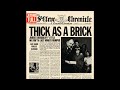 Jethro Tull Thick As A Brick Pt 1 2021 Remaster