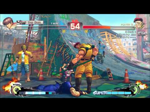 USF4 Online: FA|Big Bird (Guy) vs Nox2 (Rolento)