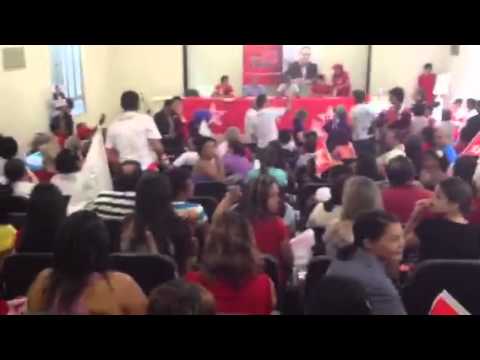 Protestos no encontro do PT-JP