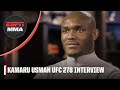 Kamaru Usman on the pressure of being champion, Leon Edwards rematch at UFC 278 | ESPN MMA