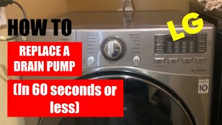 How to Repair a Front Load Washer Drain Pump or Recirculation Pump