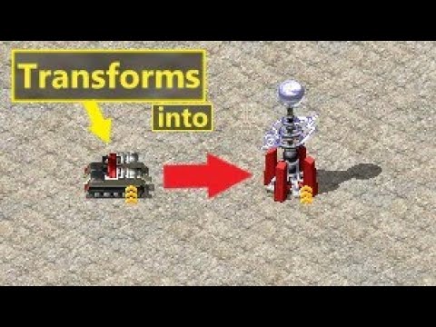 when Tesla Tank transforms into Tesla Coil and back - Red Alert 2