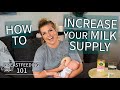How To BOOST Your Milk Supply Breastfeeding Education Sarah Lavonne