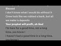 Big Sean Blessings Lyrics Ft Drake