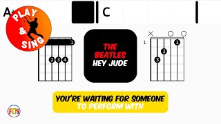 Download lagu The Beatles - Hey Jude | Scrolling Guitar Chords & Lyrics mp3
