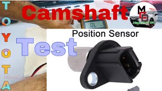 How to test camshaft position sensor