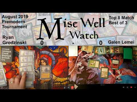 August 2019 Premodern - Top 8 Match - Stasis vs Phyrexian Devourer Combo