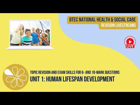 6- & 10-Mark Questions in the Unit 1 Exam | BTEC National Health & Social Care Revision Livestream