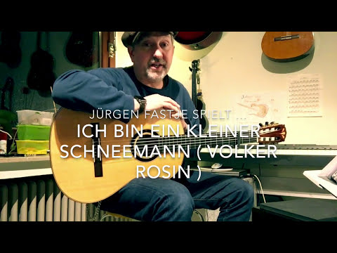 Ich bin ein kleiner Schneemann ( Volker Rosin ), hier gespielt von Jürgen Fastje