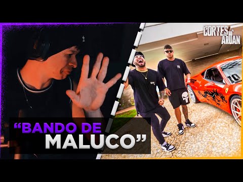 ARUAN REAGE A REAÇÃO DO RENATO OLHANDO A FERRARI TROLADA !! 😂😂😂 (LEO DA HORNET) - Cortes do Aruan