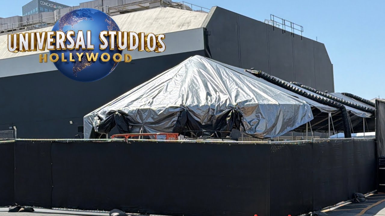 Universal Studios Hollywood Updates - 2 Tents Have Risen