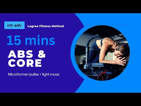 15 mins FLAT ABS & CORE// lagree fitness// microformer// reformer// Feb 16, 2023