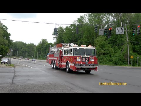 Bedford Hills FD Car 2033 + Tower Ladder 57 (F.A.S.T.) + Somers FD Engine 183 Responding