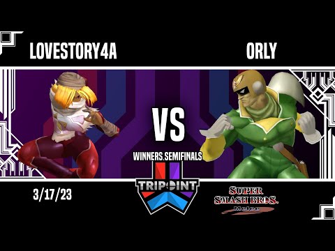 Tripoint Smash 183 - Winners Semifinals - lovestory4a(Sheik) Vs. ORLY(Captain Falcon)