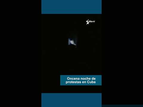 Oncena noche de protestas en Cuba