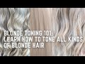 How to Tone Blondes: learn to formulate for every color of blonde - icy, beige, sunny, warm