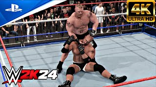 Brock Lesnar vs Goldberg | WWE 2K24 | PS5 4k Ultra Hd