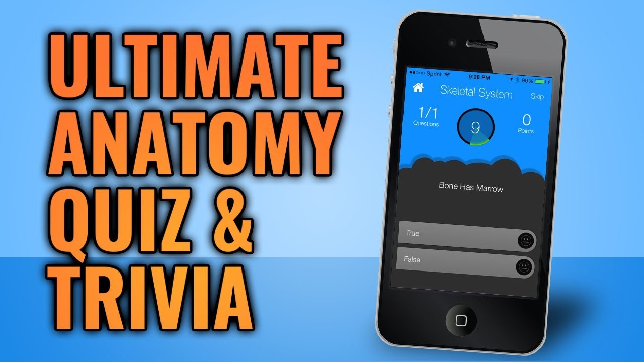 Ultimate Anatomy Quiz & Trivia  App For Medical Students And Healthcare Professionals