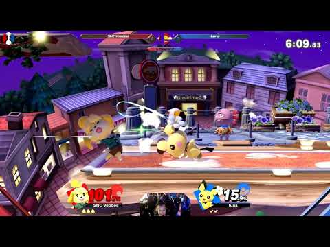 SHC Voodoo (Pichu, Isabelle, Inkling) vs Luna (Pichu) - LR2