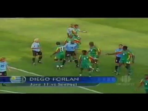 Diego Forlán Goal vs Senegal - World Cup 2002