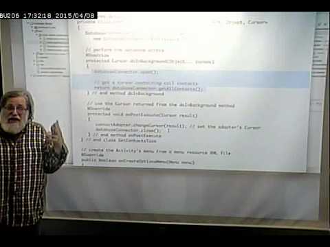 CISS265 - Android Development - Spring 2015 - April 8, 2015