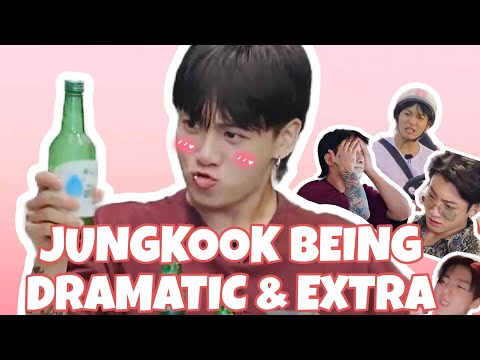 jeon jungkook being dramatic and extra, as always 💅