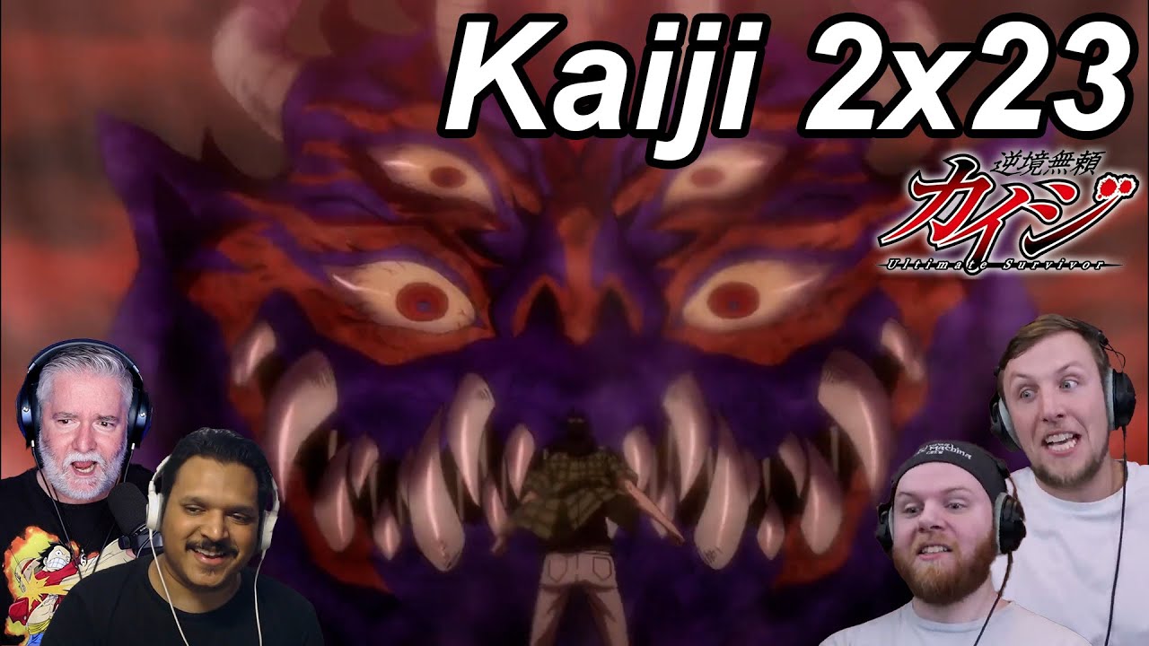 Kaiji Ultimate Survivor 2x23 Reactions | Great Anime Reactors!!! | 【カイジ】【海外の反応】