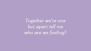 Who Are We Fooling - Brooke Fraser feat. Aqualung (lyrics)