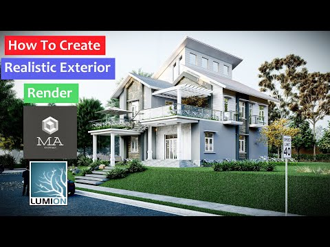How To Create Realistic Exterior Render /Lumion 11 /Exterior Series 01