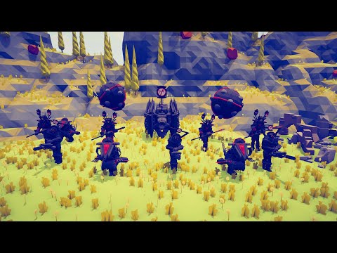 CAN 100x ROBOT CLEAR ENEMY BASE? - Totally Accurate Battle Simulator TABS