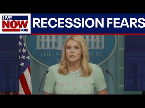 卡羅琳-利維特談及經濟衰退問題 (Karoline Leavitt addresses recession concerns)