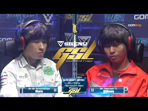 Maru vs Billowy TvP Code A Group E Match 2, 2015 SBENU GSL Season 2   StarCraft 2