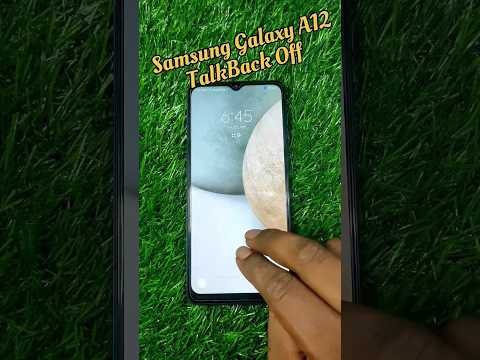 How To Off Talk Back From Samsung Galaxy A12 ⚡ Samsung  A12 Double Tab Screen Off 🔥#shorts #talkback