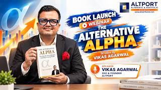 Introducing The Alternative Alpha book launch webinar ,Vikas Agarwal’s first book launch