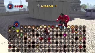 Lego Marvel SuperHeroes how to unlock a secret character