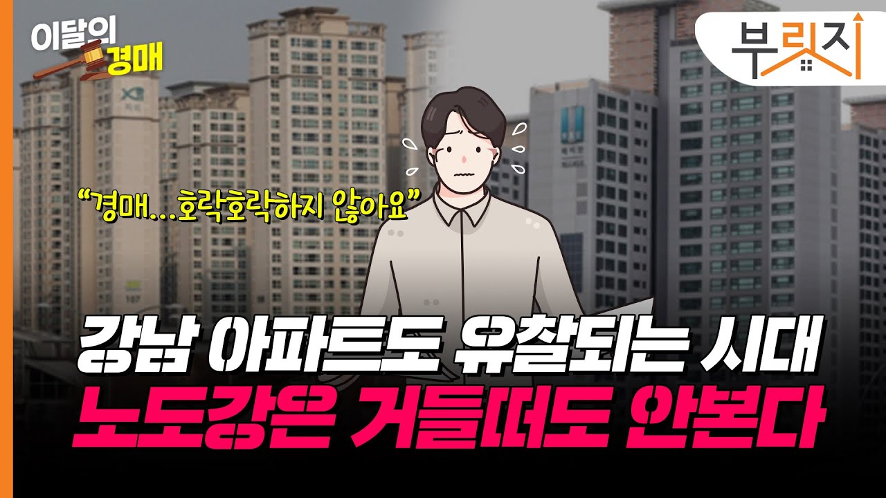 강남도 유찰 속출! 경매도 외면받는 노도강엔 무슨일이?[이달의 경매 1월]