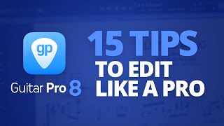 Video thumbnail for 15 Tips to edit scores like a pro! [Guitar Pro 8 tutorial] by Guitar Pro