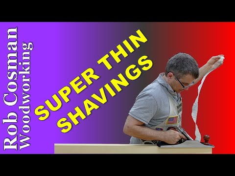 Hand Plane Adjustment - for Super Thin Shavings (SECRETS REVEALED)