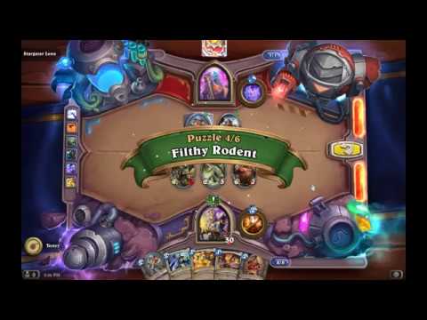 Solution Puzzle Lab Mirror: Filthy Rodent - Stargazer Luna (4/6), Hearthstone Boomsday
