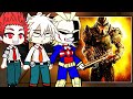 Сlass 1A React To Deku As Doom Slayer Gacha React