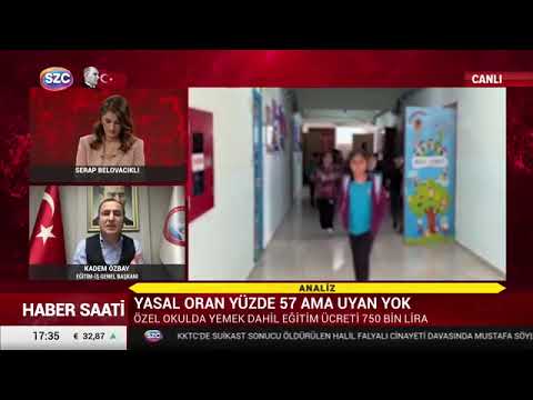 Genel Başkanımız Kadem Özbay, eğitim öğretim yılının 1. dönemini Sözcü televizyonunda Serap Belovacıklı’nın sunduğu Haber Saati programının canlı yayınında değerlendirdi.19/01/2024 | EĞİTİM İŞ