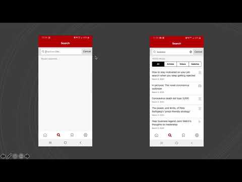 CNN News App Tutorial Video
