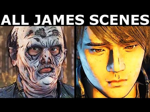 All James The Whisperer Scenes - The Walking Dead Final Season 4 Episode 2 (Telltale Series)