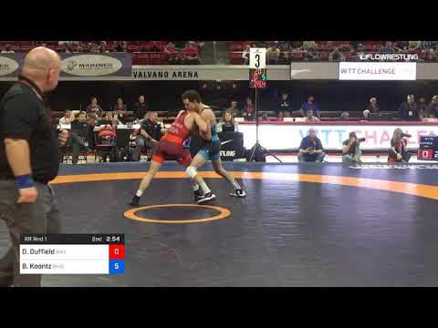 55 Kg Rr Rnd 1 Dalton Duffield Aries Wrestling Club OKC RTC Vs Brady Koontz Ohio Regional Training