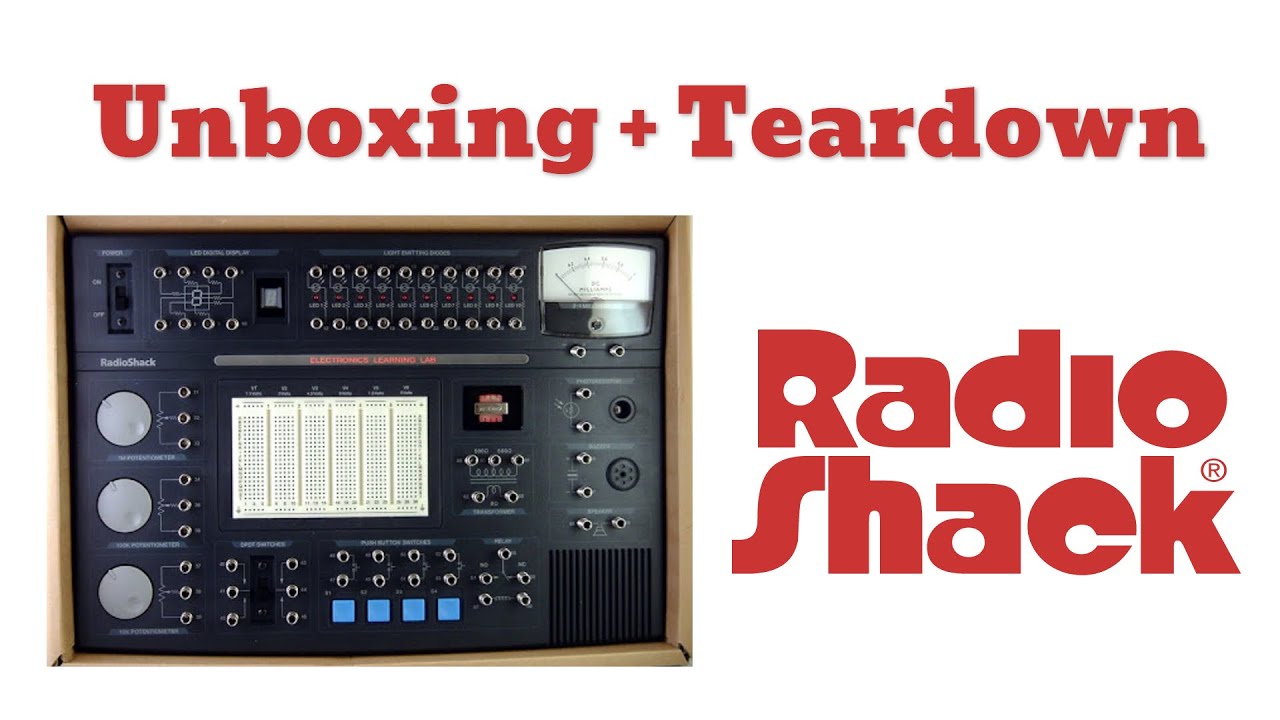 Radio Shack Electronics Lab - Unboxing + Teardown
