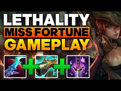 Miss Fortune ADC Gameplay - Stomping D1 with the OP Lethality Miss Fortune build