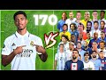 BELLINGHAM 🆚 170 PLAYER / Messi - Neymar - Mbappe - Ronaldo