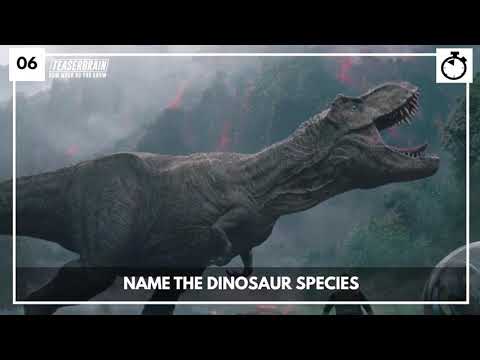 Dinosaurs   Jurassic World   Jurassic Park  Guess the Dinosaur Quiz