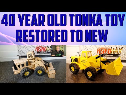 Restoring A Vintage Tonka Mighty Loader From Over 40 Years Ago